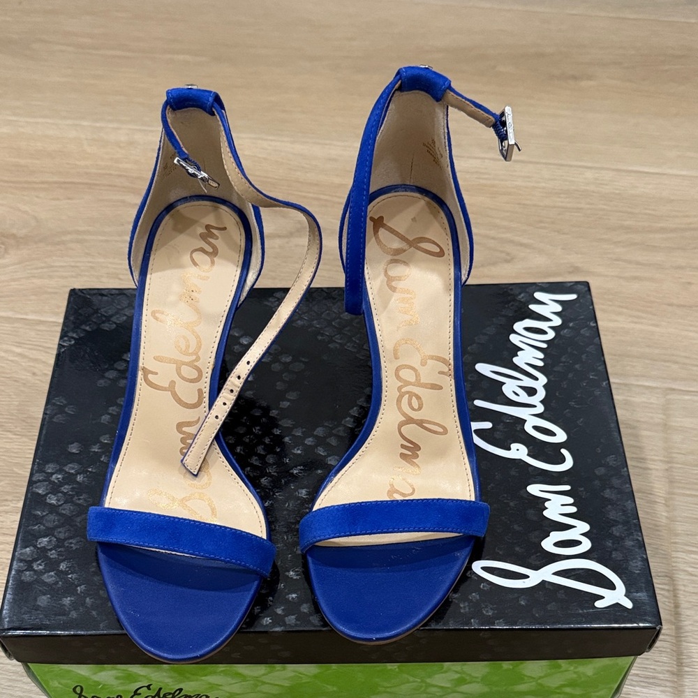 Sam Edelman Patti Royal Blue Heels